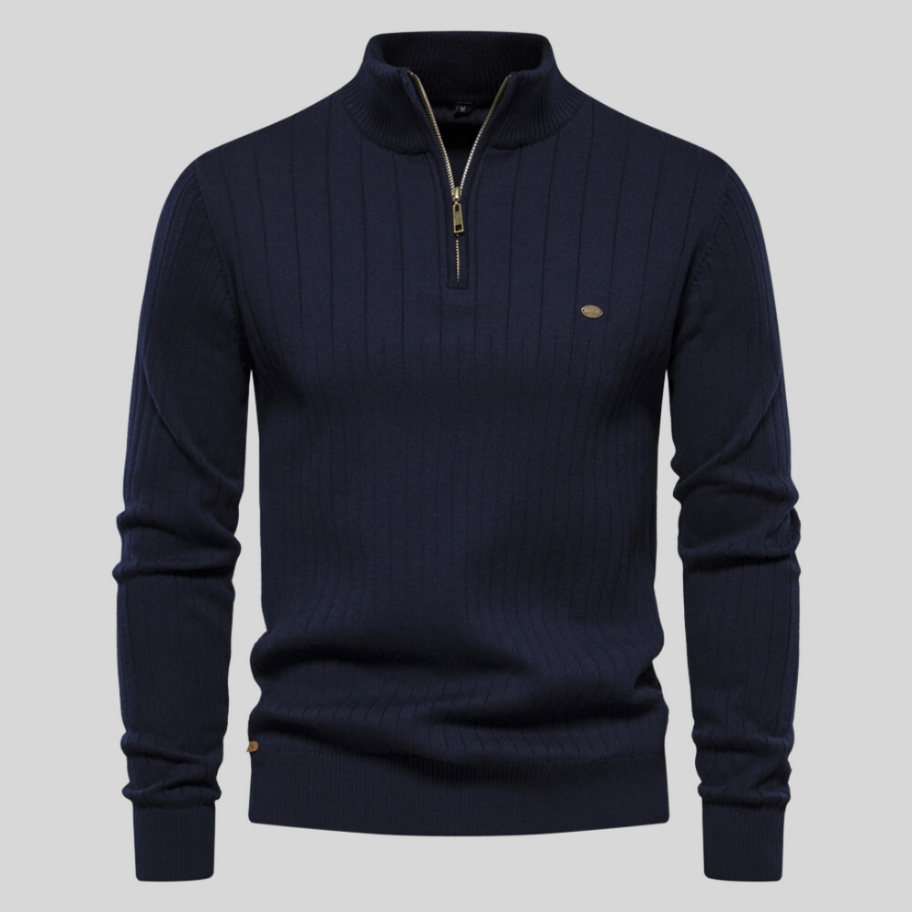 Jayden™ Stilvoller Pullover mit Reißverschluss