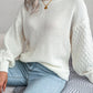 Aliyah - Rundhalsausschnitt-Strickpullover