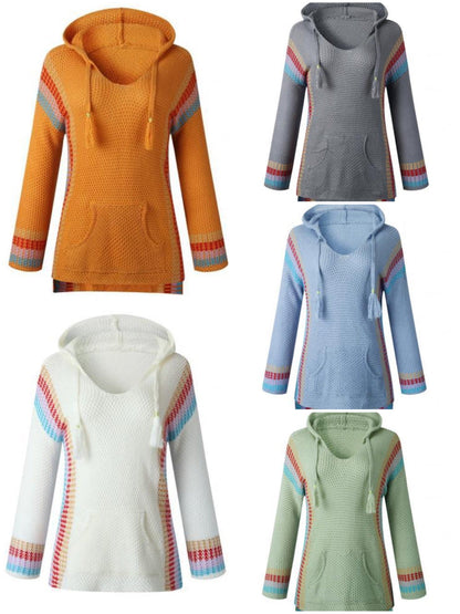 "Sophia" Lässiger Strickhoodie