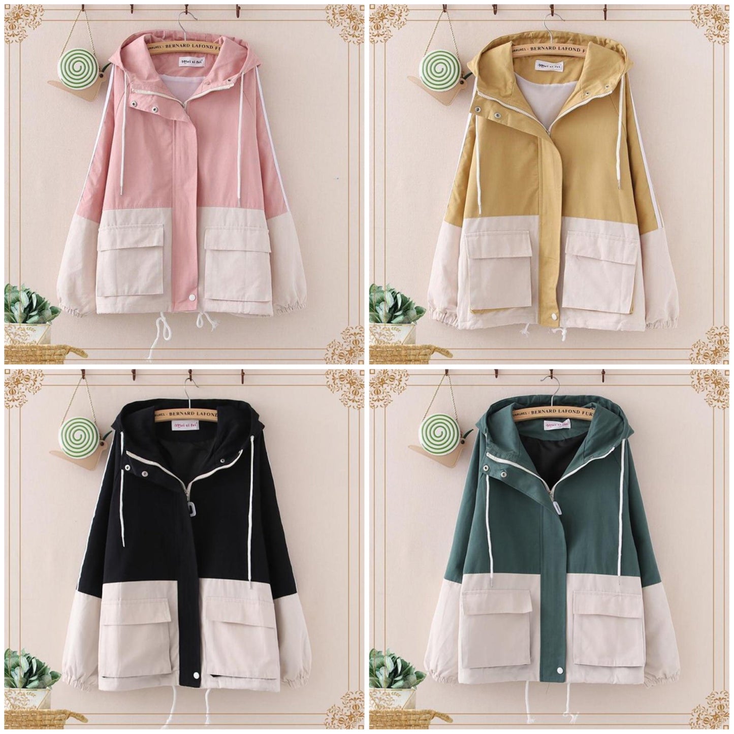 "Vania" Winfdeste Kapuzenjacke