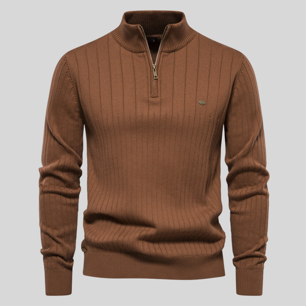 Jayden™ Stilvoller Pullover mit Reißverschluss