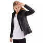 "Katy" Sportliche Eco-Leder-Jacke