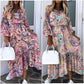 "Deane" Boho-Maxi-Kleid