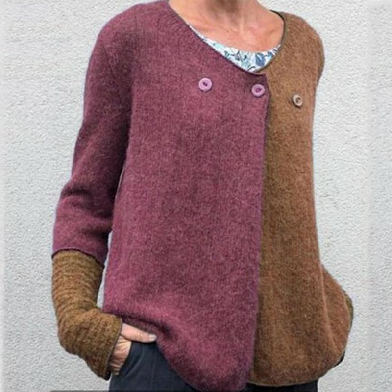 "Theodora" Lässiger Strickpullover