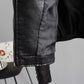 "Lina" Lederjacke mit Blumenprint