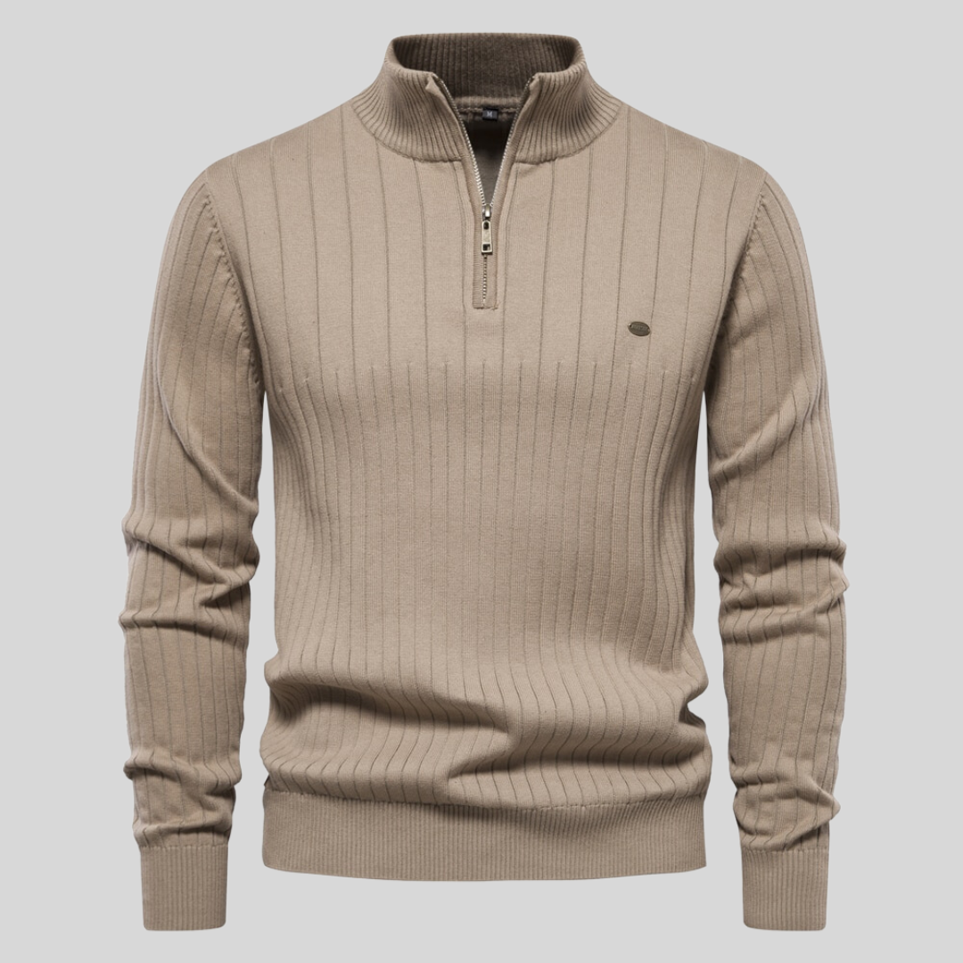 Jayden™ Stilvoller Pullover mit Reißverschluss