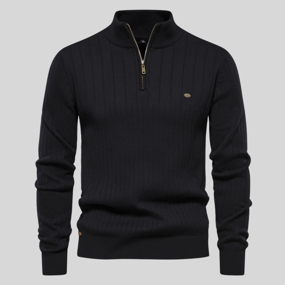 Jayden™ Stilvoller Pullover mit Reißverschluss