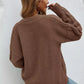 "Susanne" Strickpullover mit V-Ausschnitt