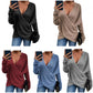 "Emma" Eleganter Überschlagpullover