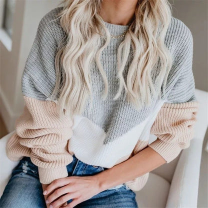 "Selina" Modischer Strickpullover