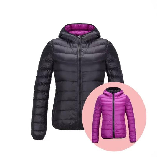 "Isabella" Ultraleichte 2-in-1 Wende-Daunen-Jacke