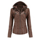 "Katy" Sportliche Eco-Leder-Jacke