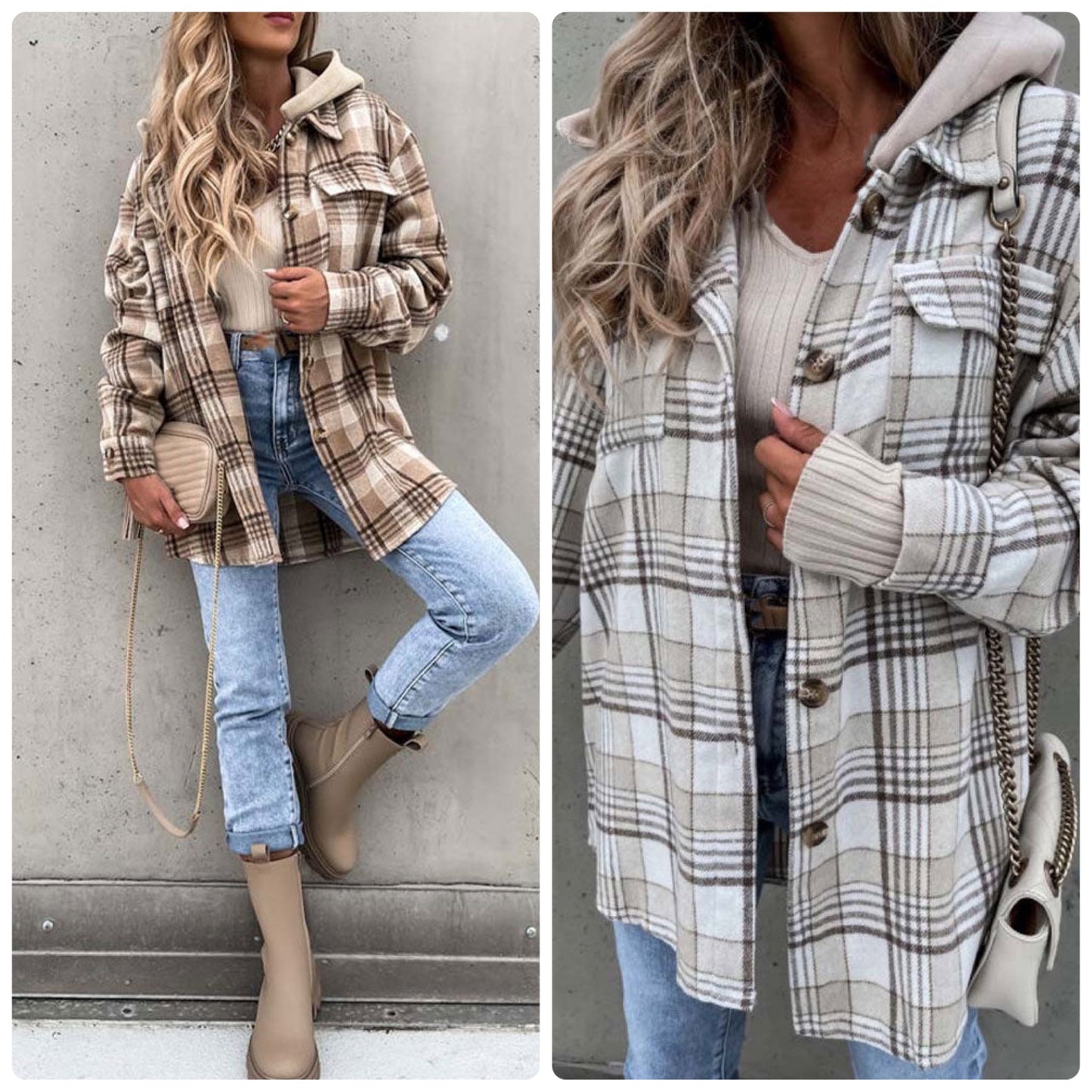 "Karen" Lässige Kapuzenjacke