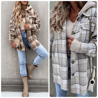 "Karen" Lässige Kapuzenjacke