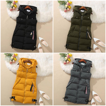 "Ariana" Stylische Long-Weste