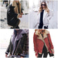 "Elena" Oversize Lammfelljacke