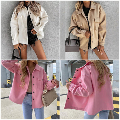 "Isabell" Lässige Hemdjacke