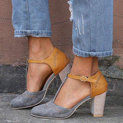 Maren - Schöne Plateu-Schuhe mit hohem Absatz für Damen