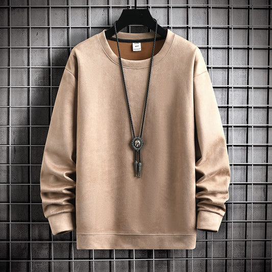 Unifarbenes Sweatshirt für Herren