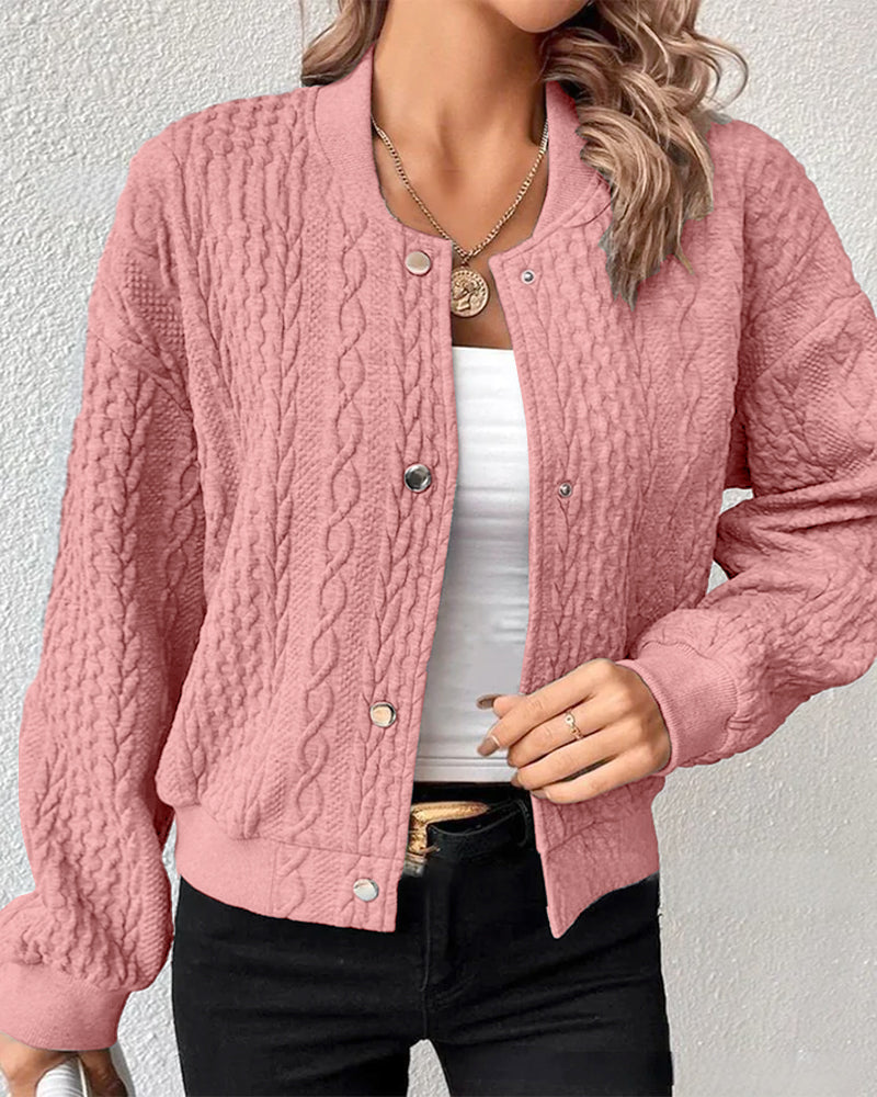 Solide Strickjacke mit einer Knopfleiste - Rihanna