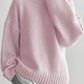 Rosa schlichter Pullover - Felicidad