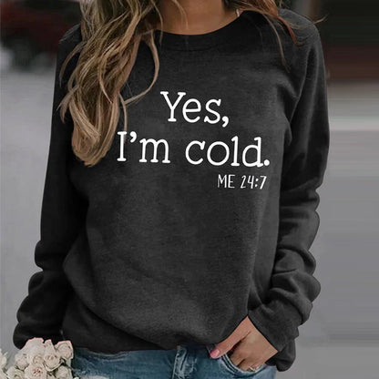 Sweatshirt Mit Rundhalsausschnitt Und Buchstabenmuster