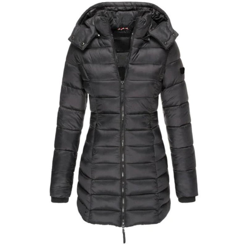 Elegante Steppjacke Schwarz – Lina