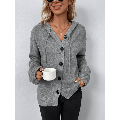 Komfortabler Kapuzen Cardigan - Dana