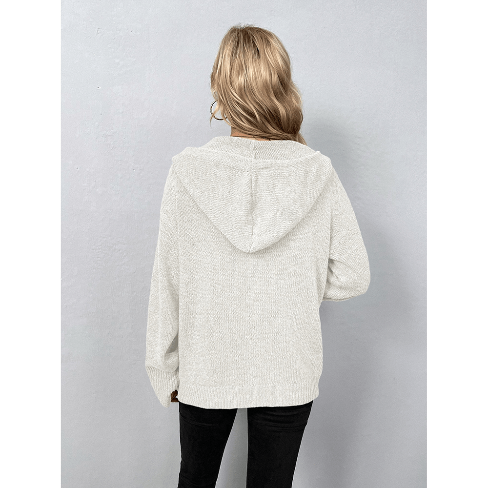 Komfortabler Kapuzen Cardigan - Dana