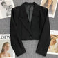 MARIAH - Mode Cropped Blazer Jacke