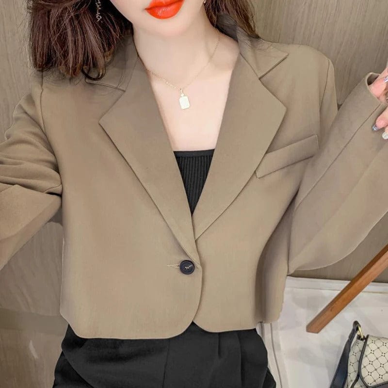 MARIAH - Mode Cropped Blazer Jacke