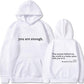 Unisex Kapuzenpullover mit Kängurutasche | Kapuze mit Kordelzug