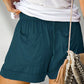 Blauer Freizeit-Shorts - Lena