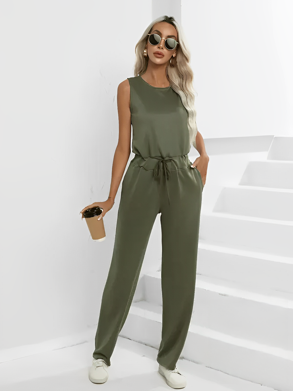 BreezeLight Ärmelloser Jumpsuit