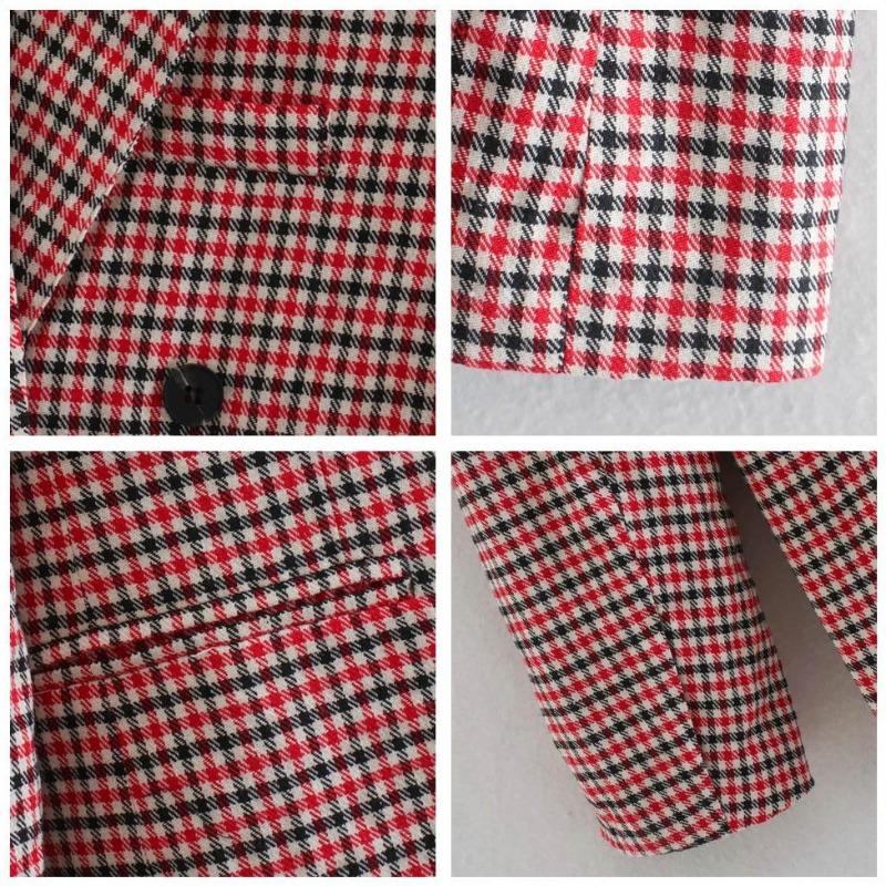 Herbstlicher Karo-Blazer