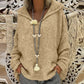 "Valeria" Lässiger Strick-Hoodie
