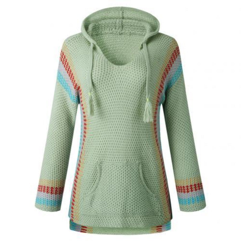 "Sophia" Lässiger Strickhoodie