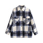 Modische Oversize Hemd-Jacke