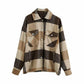 Modische Oversize Hemd-Jacke