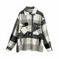 Modische Oversize Hemd-Jacke