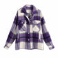 Modische Oversize Hemd-Jacke