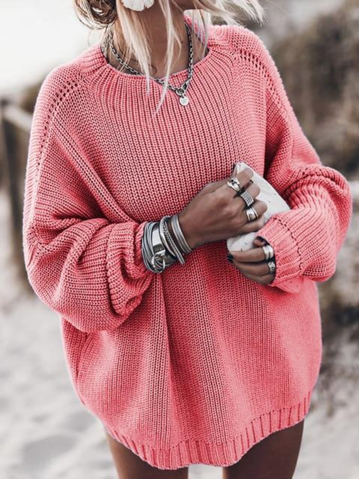 "Betty" Oversize Strickpullover