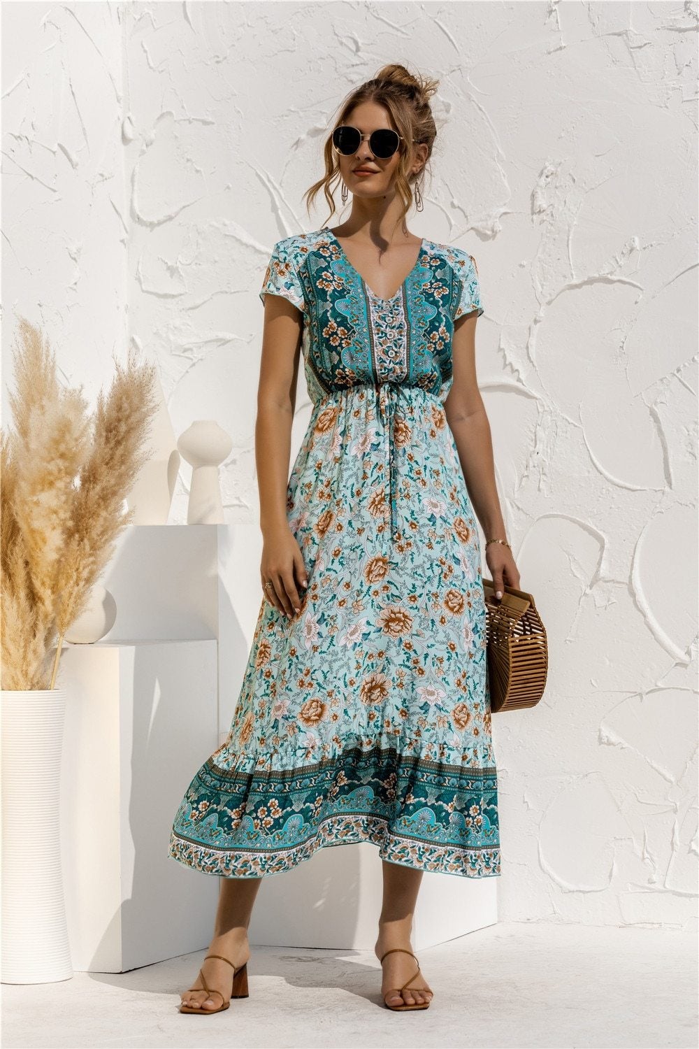 "Florella" Designer-Boho-Kleid