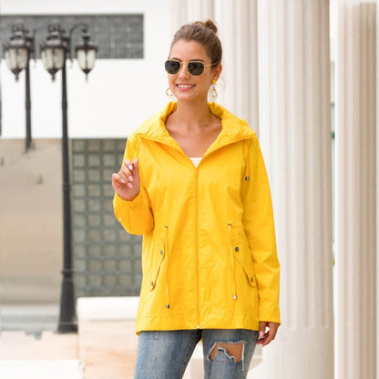 "Sonya" Modische Regenjacke