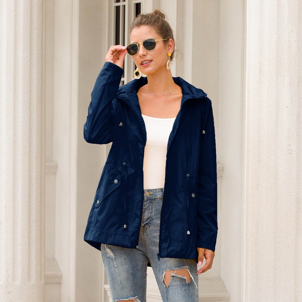 "Sonya" Modische Regenjacke