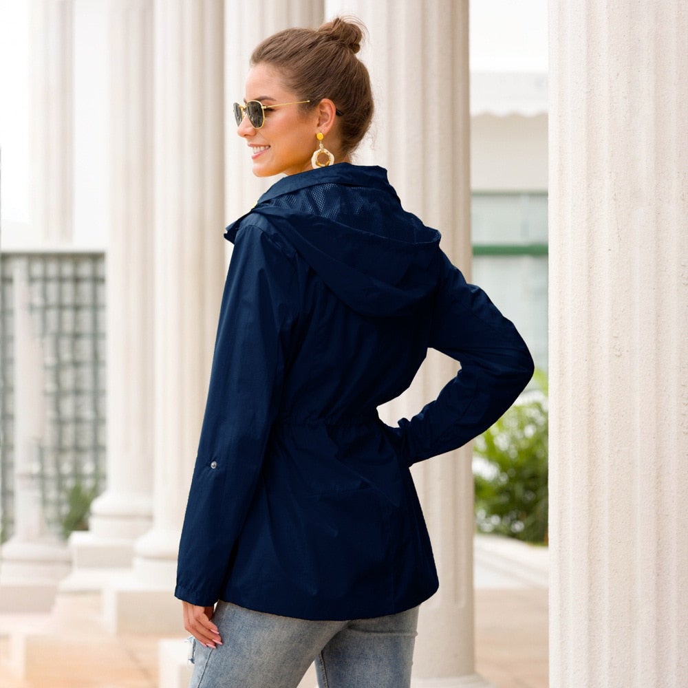 "Sonya" Modische Regenjacke