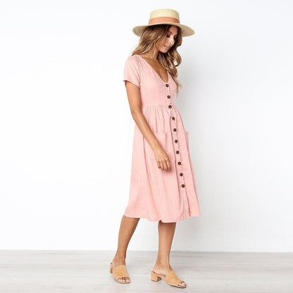 "Marilyn" Elegantes Frühlings-Kleid