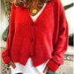 "Sabrina" Weiche Strickjacke