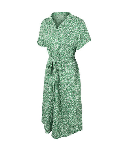 "Maja" Designer-Kleid mit Blumenprint