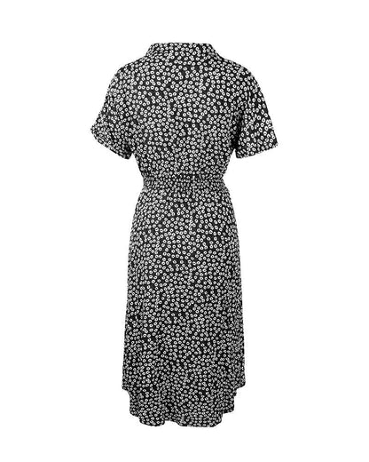 "Maja" Designer-Kleid mit Blumenprint